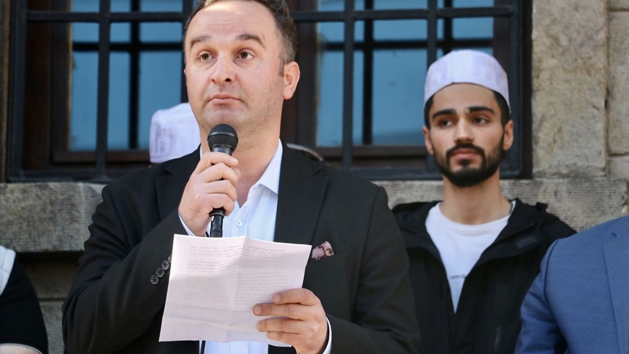 Trabzon'da Filistin'e Destek Yürüyüşü Düzenlendi