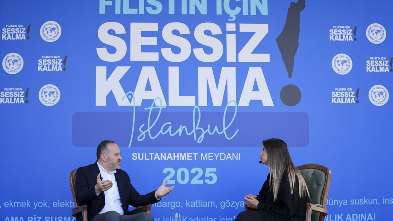 TRT Genel Müdürü Sobacı, Filistin İçin Sessiz Kalma Yayınına Katıldı