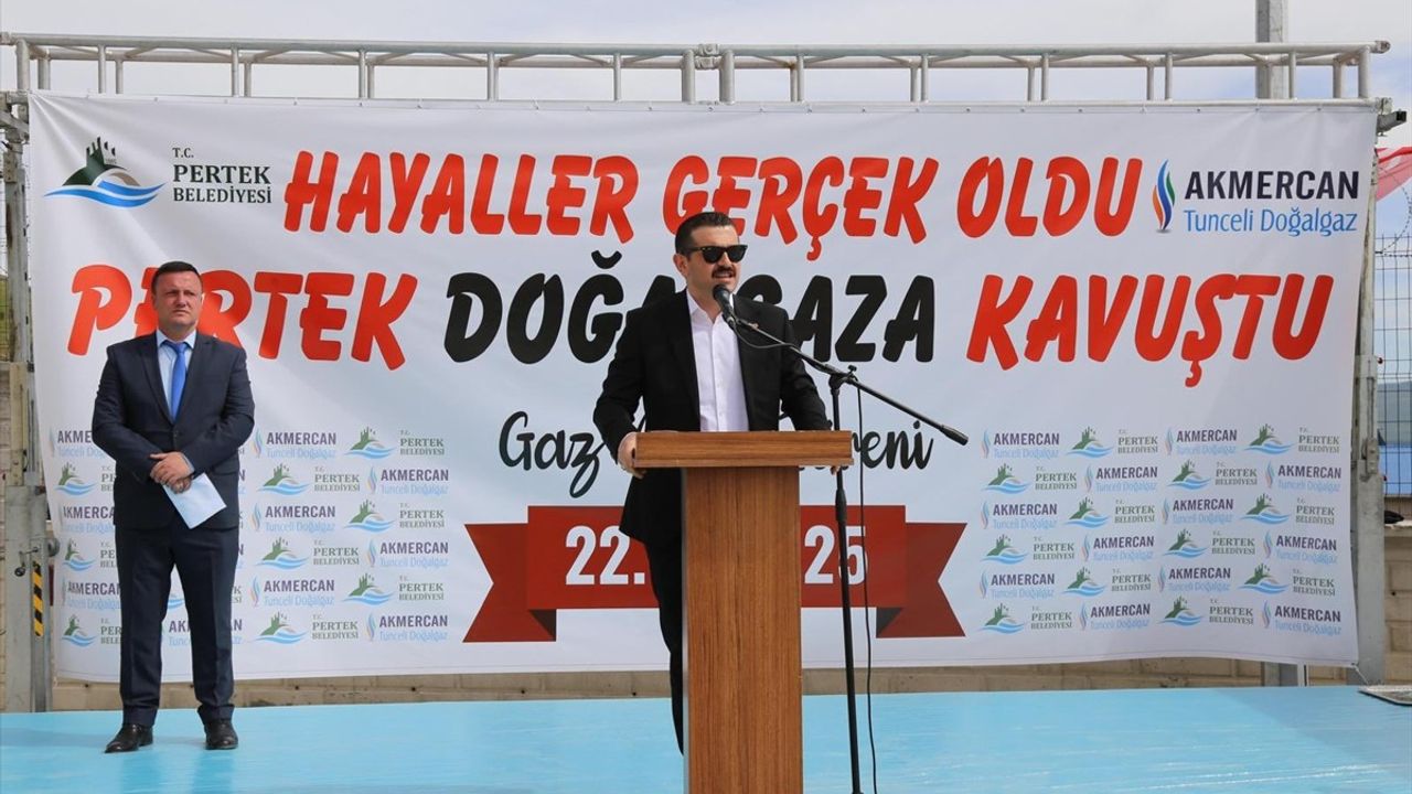 Tunceli'nin Pertek ve Çemişgezek İlçeleri Doğal Gaz ile Tanıştı