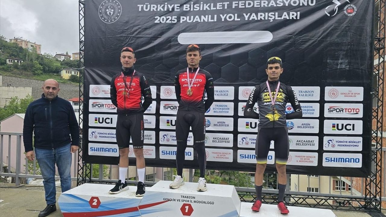 Türkiye Kupası 4. Etap Puanlı Yol Yarışı Trabzon'da Tamamlandı