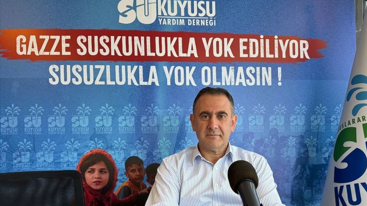 Uluslararası Su Kuyusu Yardım Derneği'nden Gazze'deki Su Krizine Dikkat Çekildi