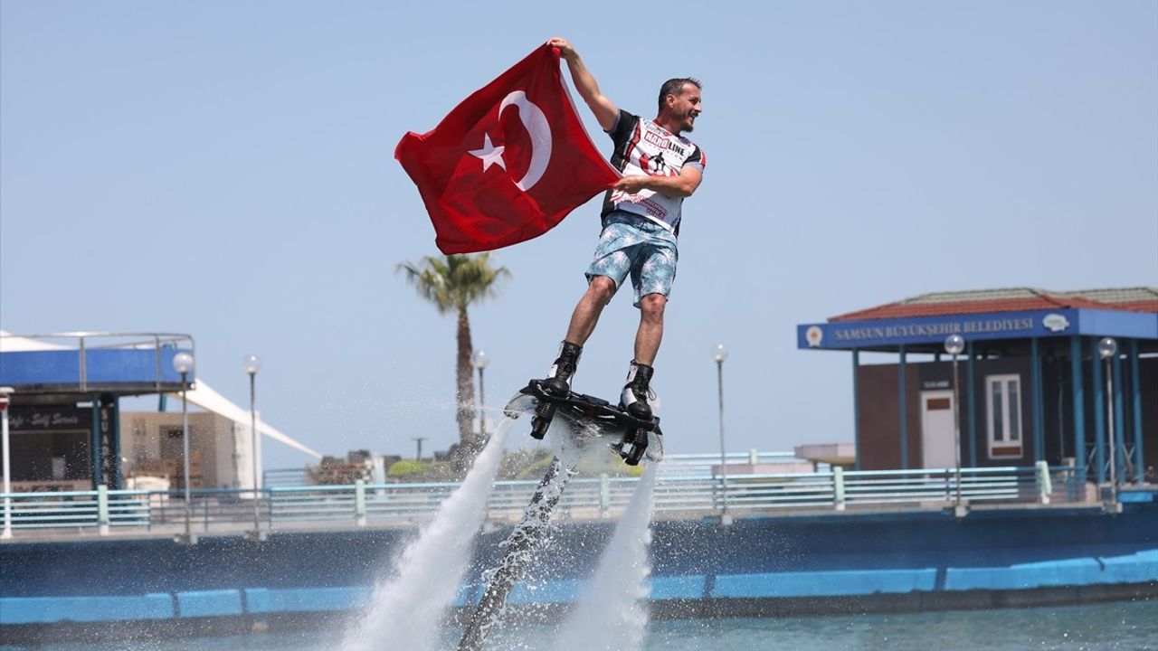 Uluslararası Su Sporları Festivali Samsun'da Başladı