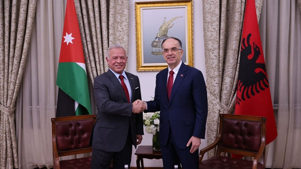 Ürdün Kralı 2. Abdullah, Arnavutluk'ta Resmi Temaslarda Bulundu