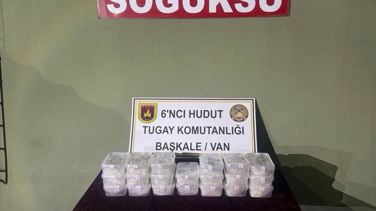 Van'da Uyuşturucu Operasyonu: 22 Kilo 277 Gram Ele Ge geçirildi
