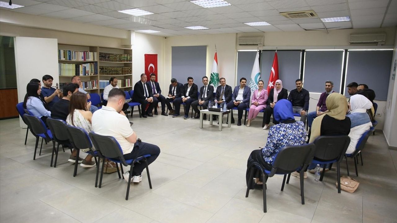 YTB Başkanı Abdullah Eren, Lübnan'daki Türk Vatandaşlarıyla Buluştu