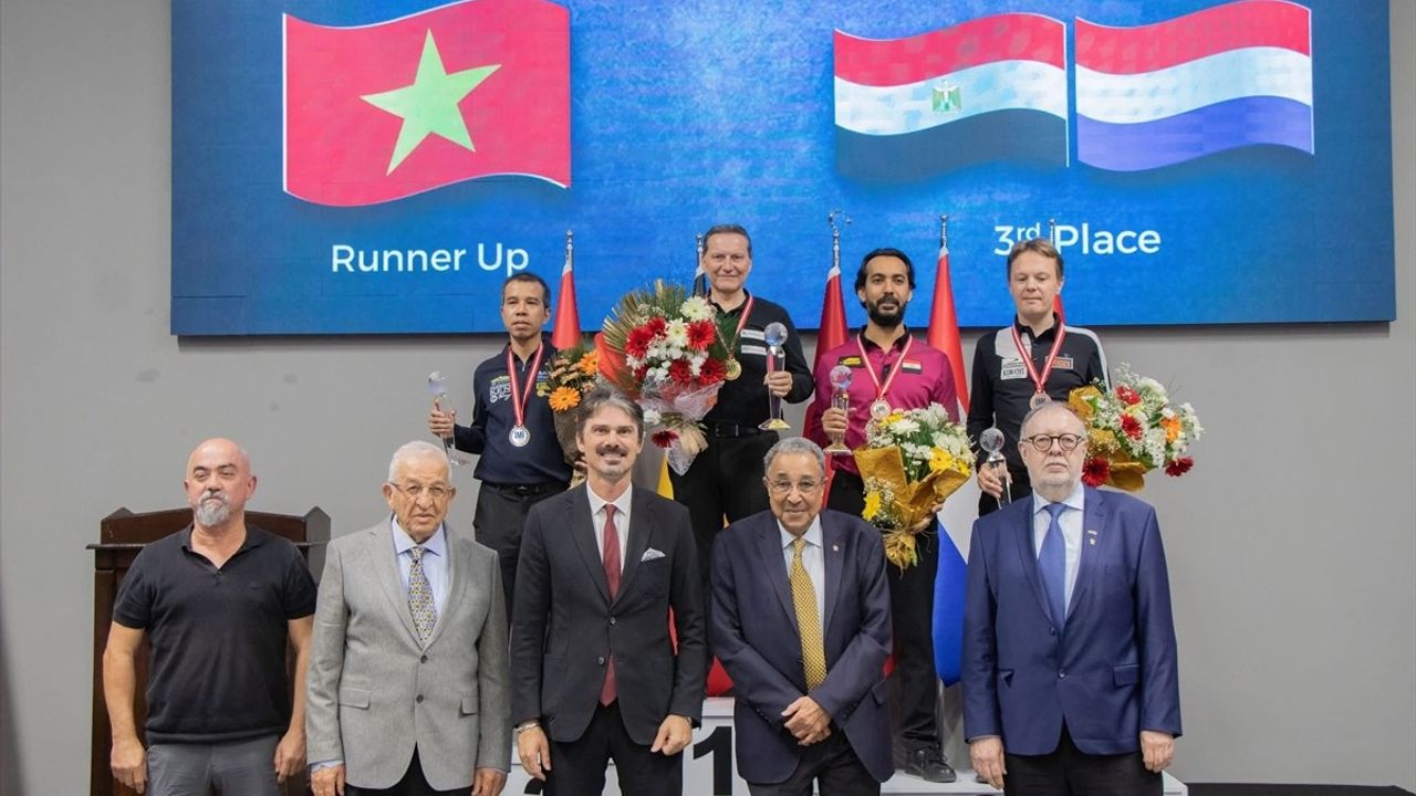 3 Bant Bilardo Dünya Kupası Ankara'da Gerçekleşti