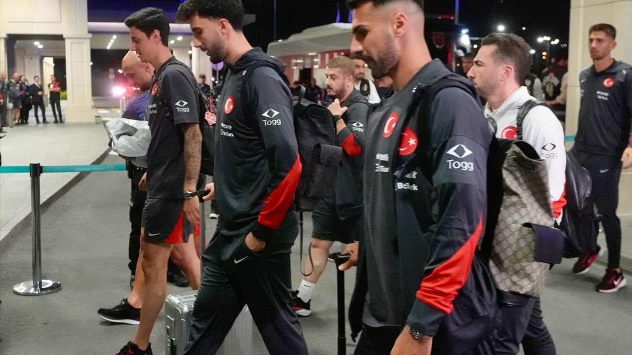 A Milli Futbol Takımı, ABD Yolculuğuna Başladı