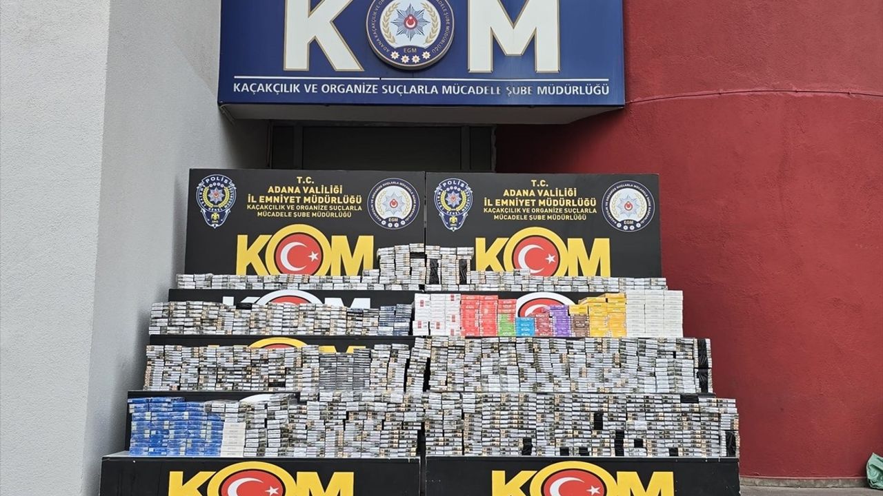 Adana'da Gümrük Kaçağı Ürünlere Operasyon: İki Zanlı Tutuklandı