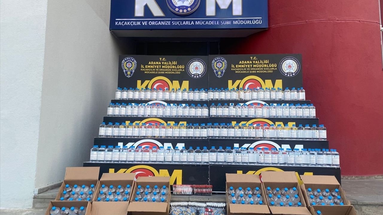 Adana'da Sahte İçki Üretimine Operasyon: 400 Litre Ele Geçirildi