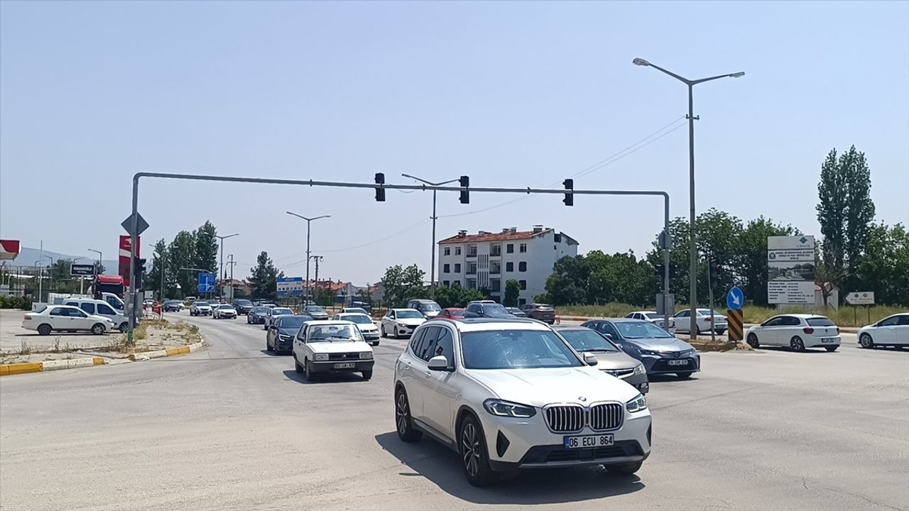 Afyonkarahisar’da Kurban Bayramı Dönüş Trafiği Akıcıyoğunluk Oluşturdu