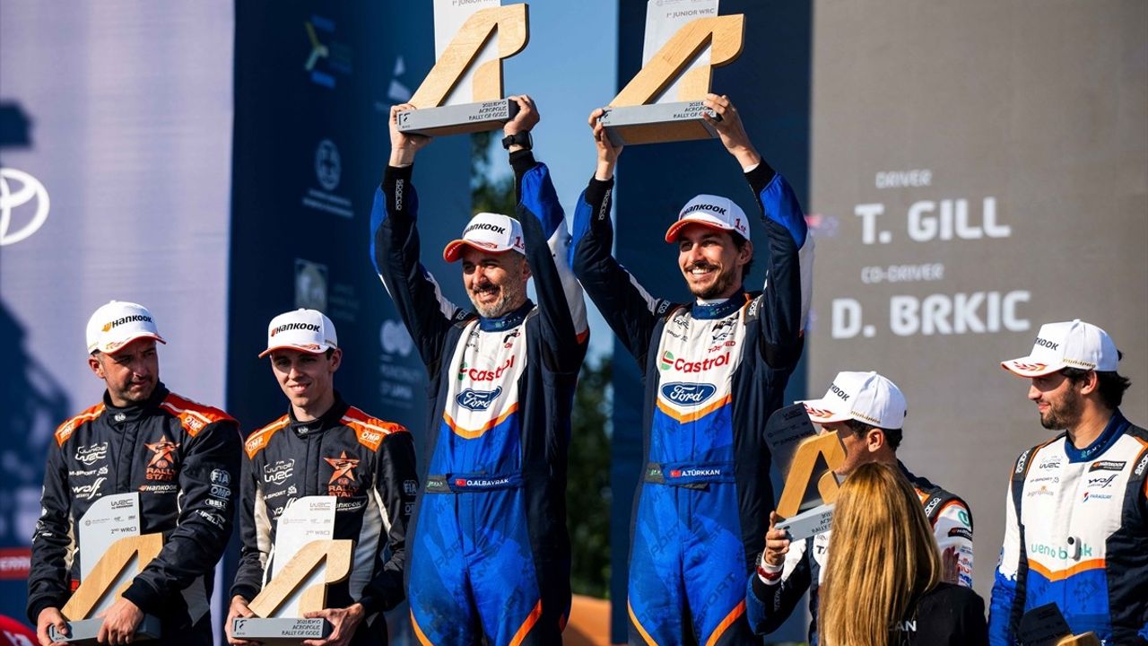 Ali Türkkan, Dünya Ralli Şampiyonası'nda JWRC Zaferi ile Coşkuyla Karşılandı