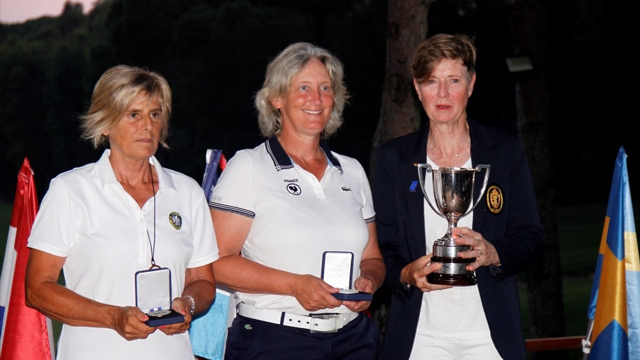 Avrupa 50 Yaş Üstü Büyükler Golf Şampiyonası Antalya'da Gerçekleşti