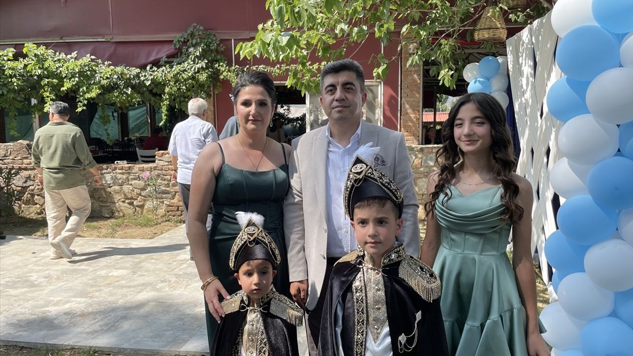 Aydın'da Gazi Astsubayın Yıl Dönümünde Duygu Dolu Sünnet Töreni