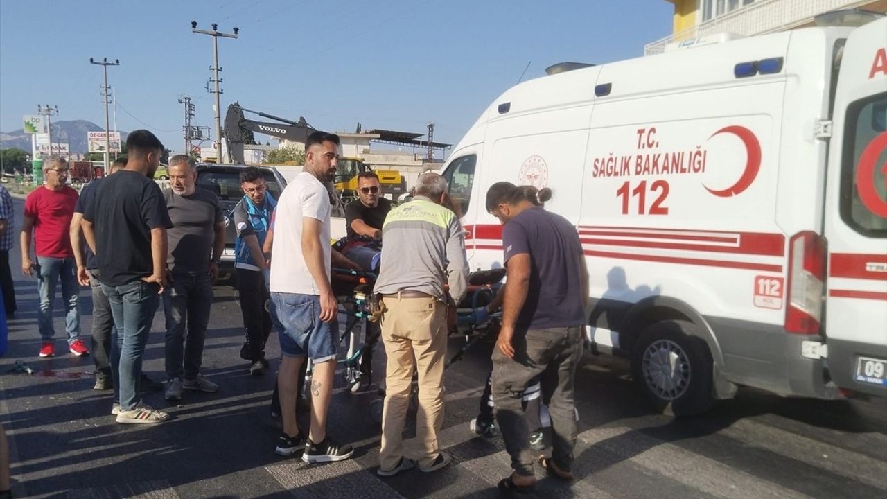 Aydın'da Motosiklet ve Pikap Çarpışması: Bir Yaralı