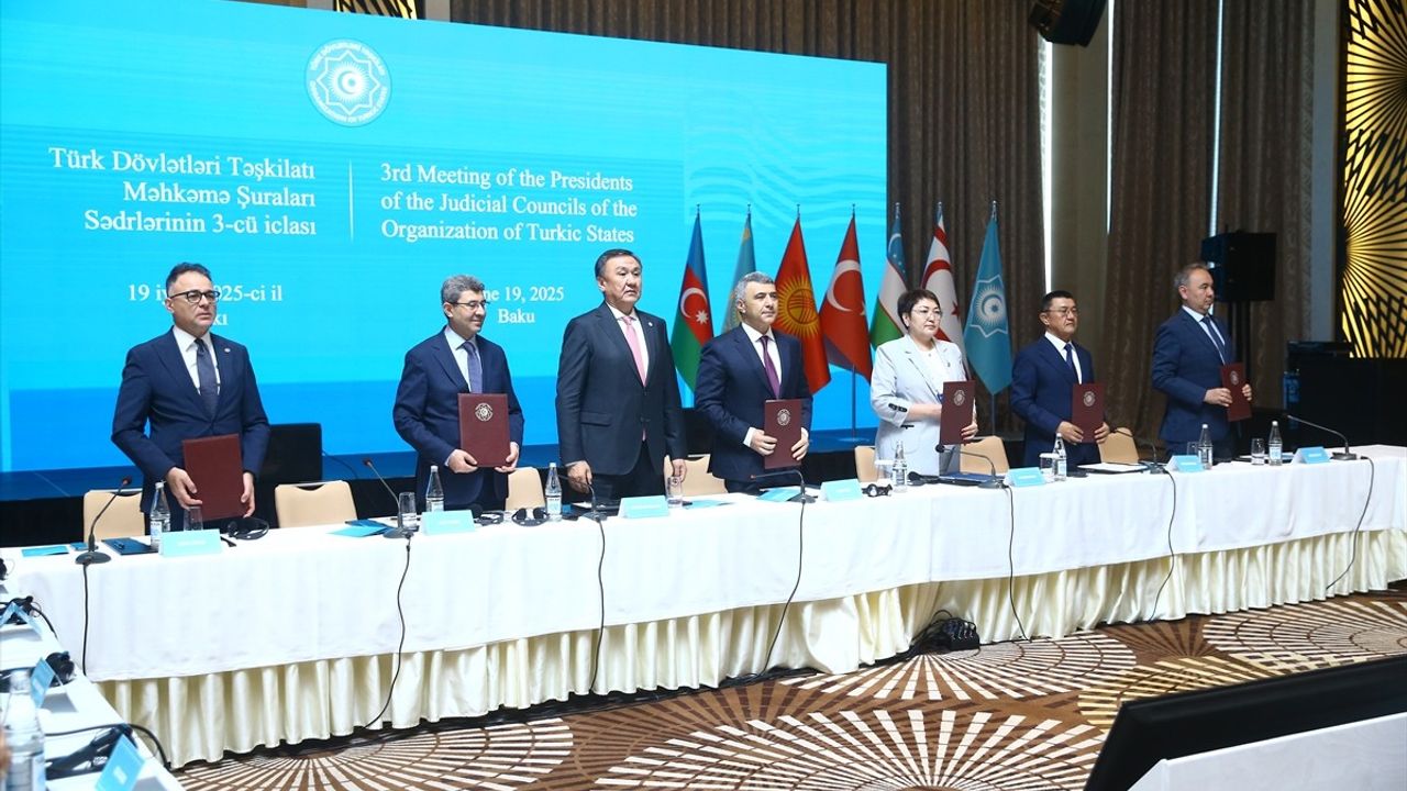 Bakü'de Türk Devletleri Teşkilatı Hakimler Konseyi Başkanları 3. Toplantısı Yapıldı