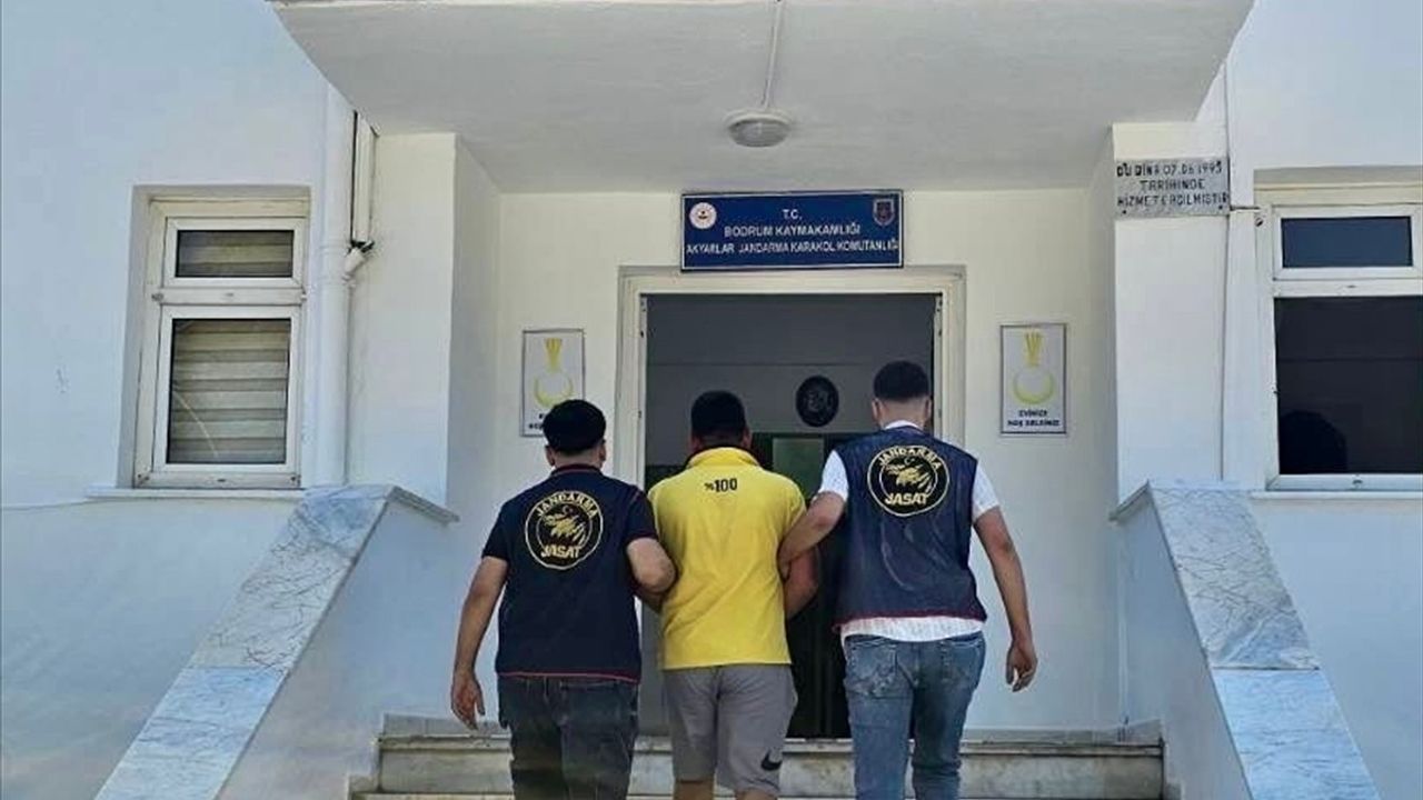Bodrum'da 16 Yıl 10 Ay 15 Gün Hapis Cezası Bulunan Hükümlü Yakalandı