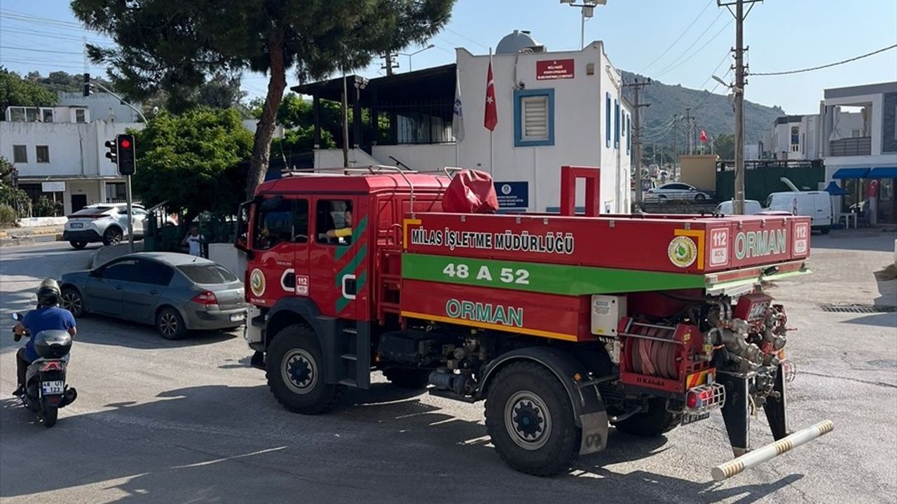 Bodrum'da Yangın Kontrol Altına Alındı