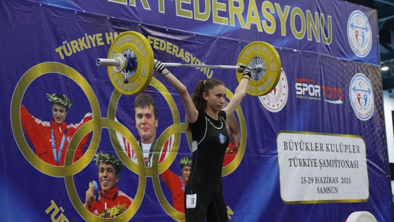 Büyükler Kulüpler Türkiye Halter Şampiyonası Samsun'da Başladı