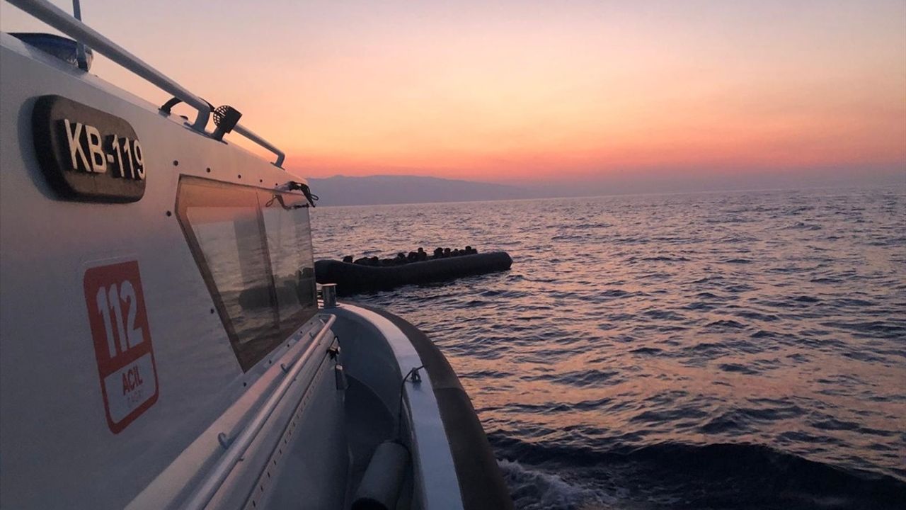 Çanakkale Ayvacık'ta 34 Düzensiz Göçmen Yakalandı