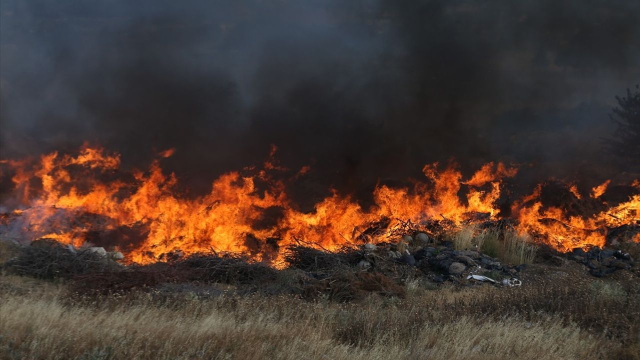 Çanakkale'deki Otluk Alanında Yangın Kontrol Altına Alındı