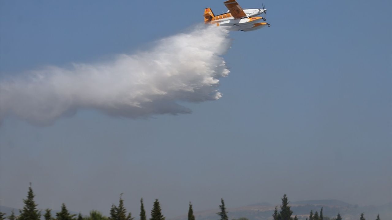 Çanakkale Özbek Köyü'nde Tarım Arazisinde Yangın: Hava ve Kara Müdahalesi Devam Ediyor