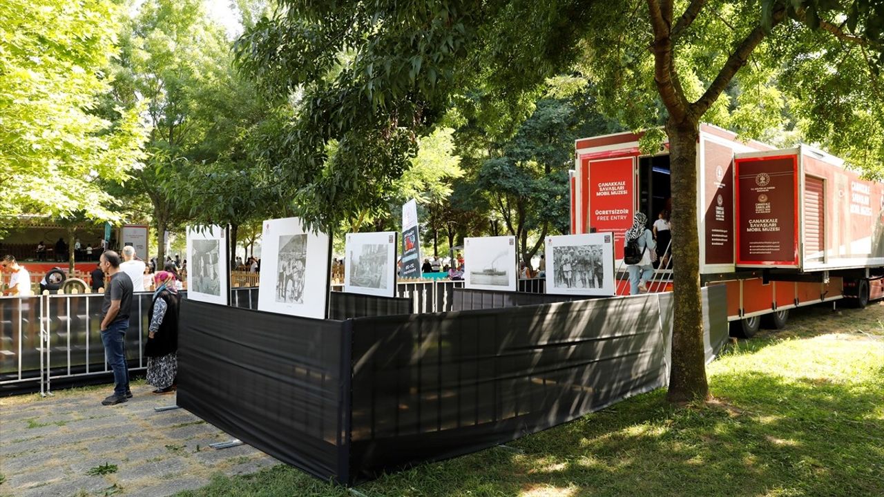 Çanakkale Savaşları Mobil Müzesi, Samsun Kültür Yolu Festivali'nde Ziyaretçilerini Bekliyor