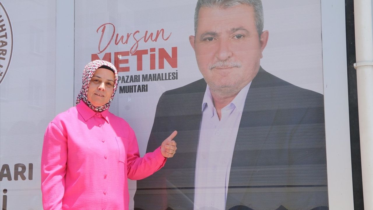 Çankırı Buğday Pazarı Mahallesi'nde Muhtarlığı Vefat Eden Eşinin Yerine Fatoş Metin Devraldı