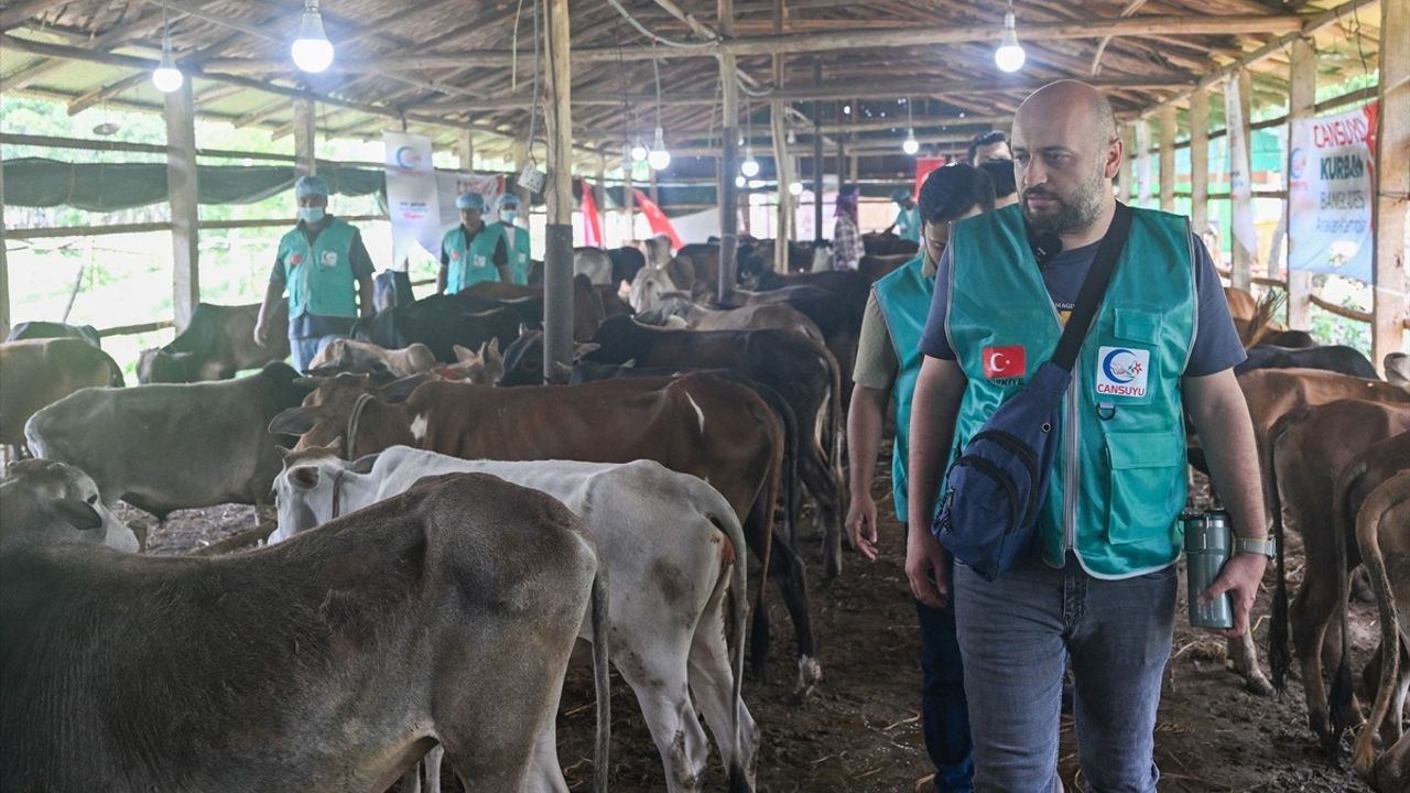 Cansuyu Derneği, Arakan Mülteci Kamplarında Kurban Hazırlıklarını Tamamladı