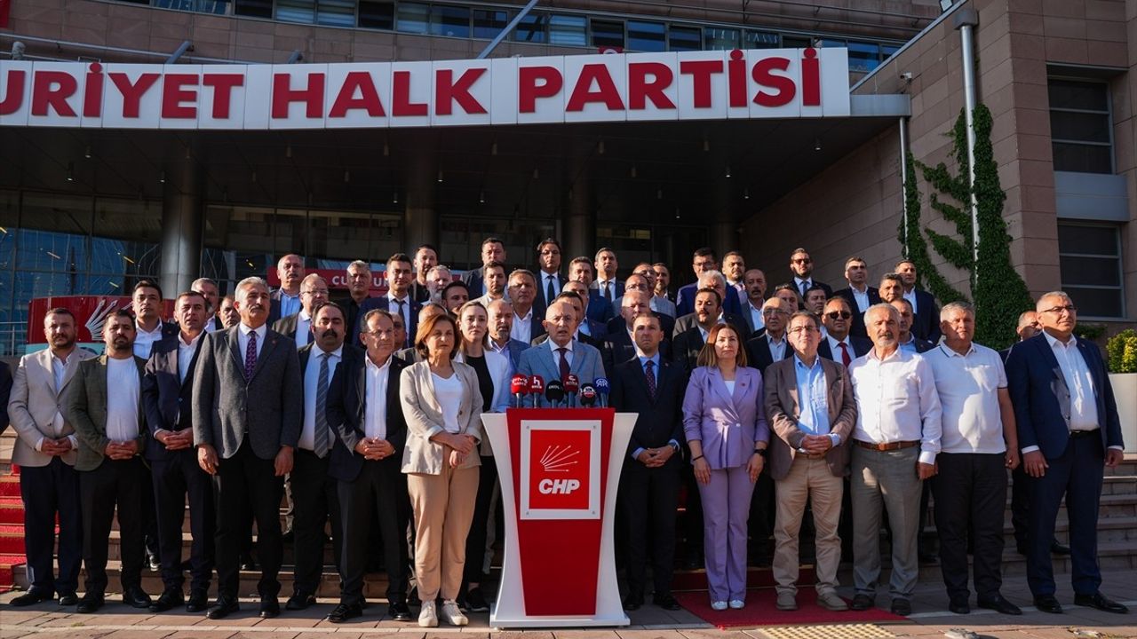 CHP İl Başkanları Ortak Açıklama Yaptı
