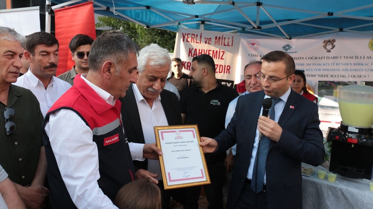 Cizre Limonatası Coğrafi İşaretle Tescillendi
