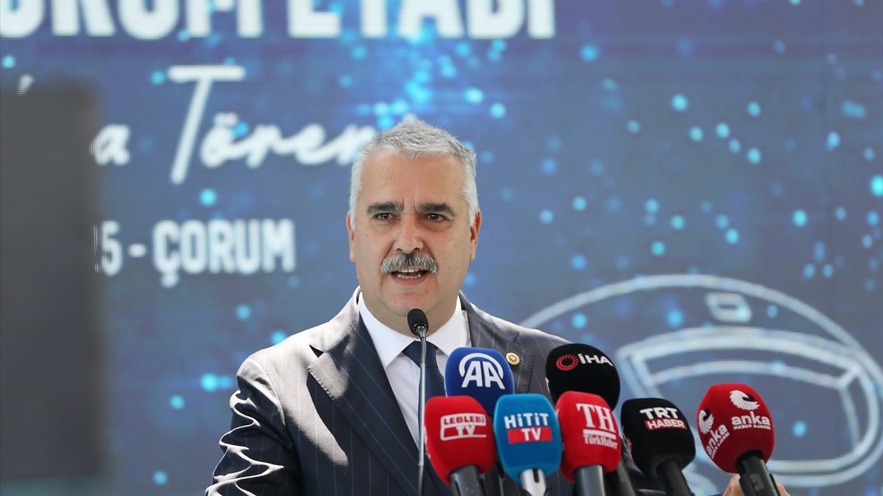 Delice-Çorum Hızlı Demiryolu Projesinin Temeli Atıldı