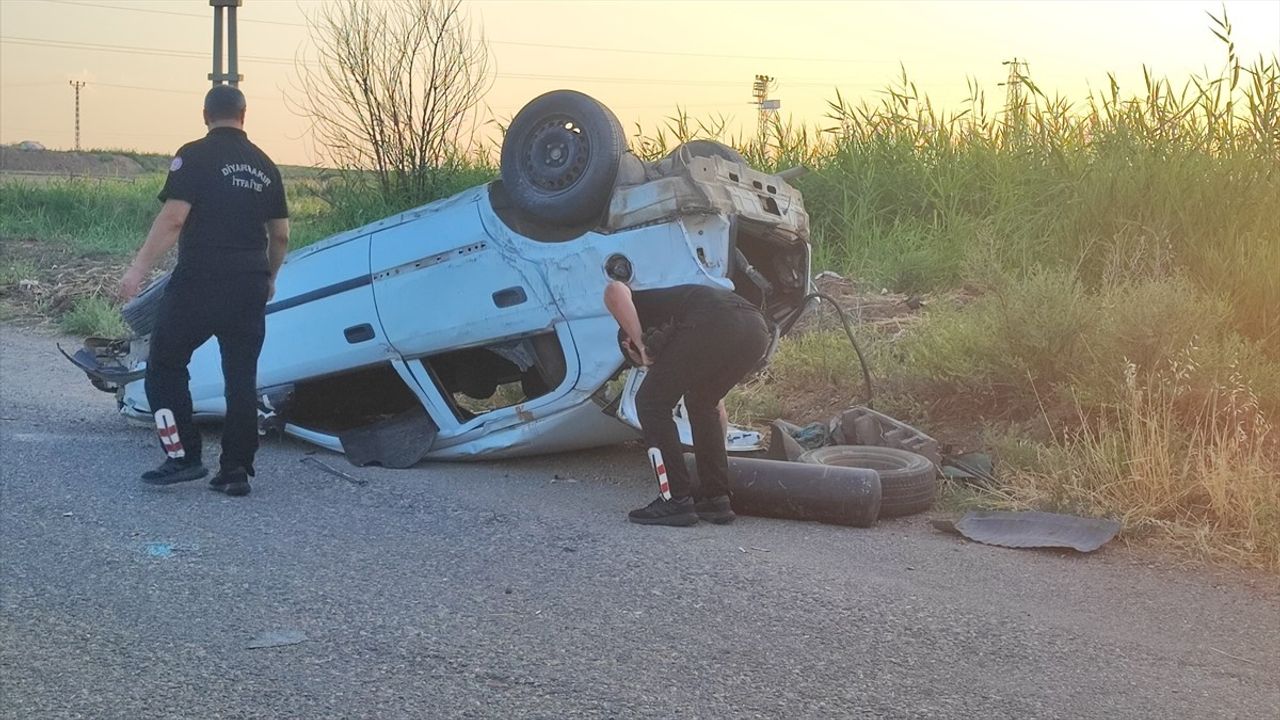 Diyarbakır Bismil'de Otomobil Kazası: 1 Ölü, 4 Yaralı