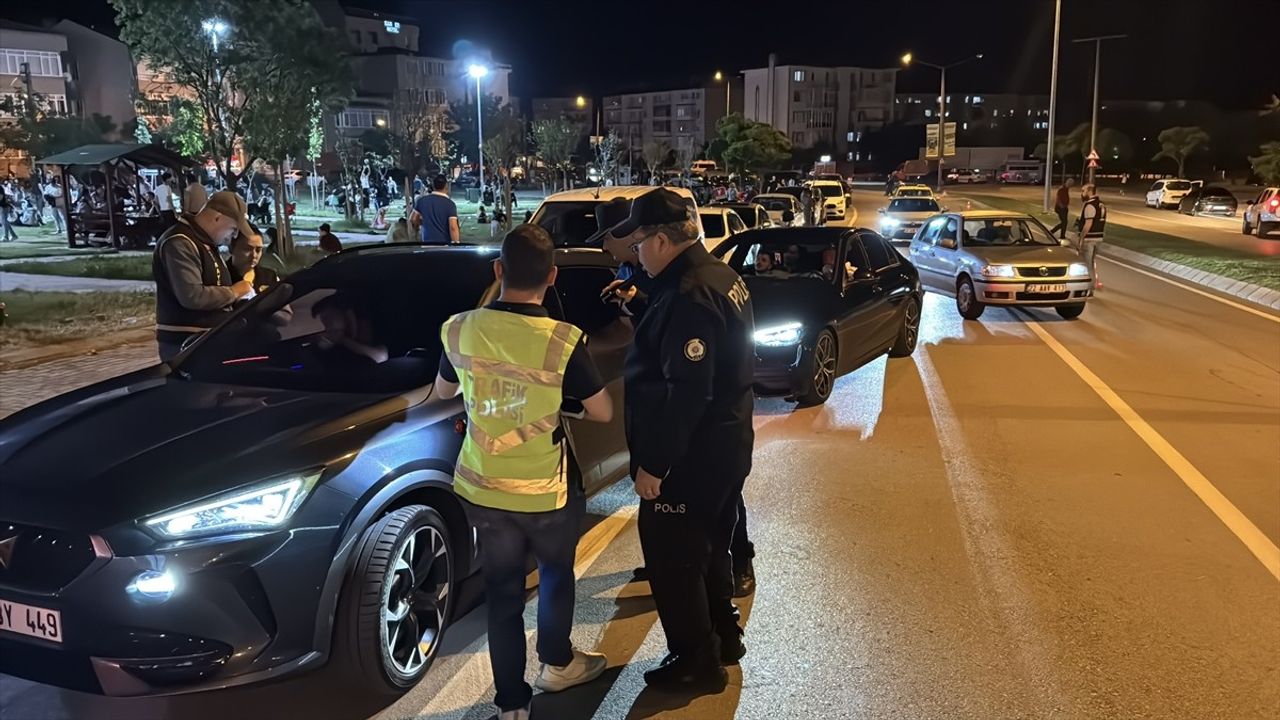 Edirne'de Ehliyetsiz Sürücü Dronla Tespit Edildi