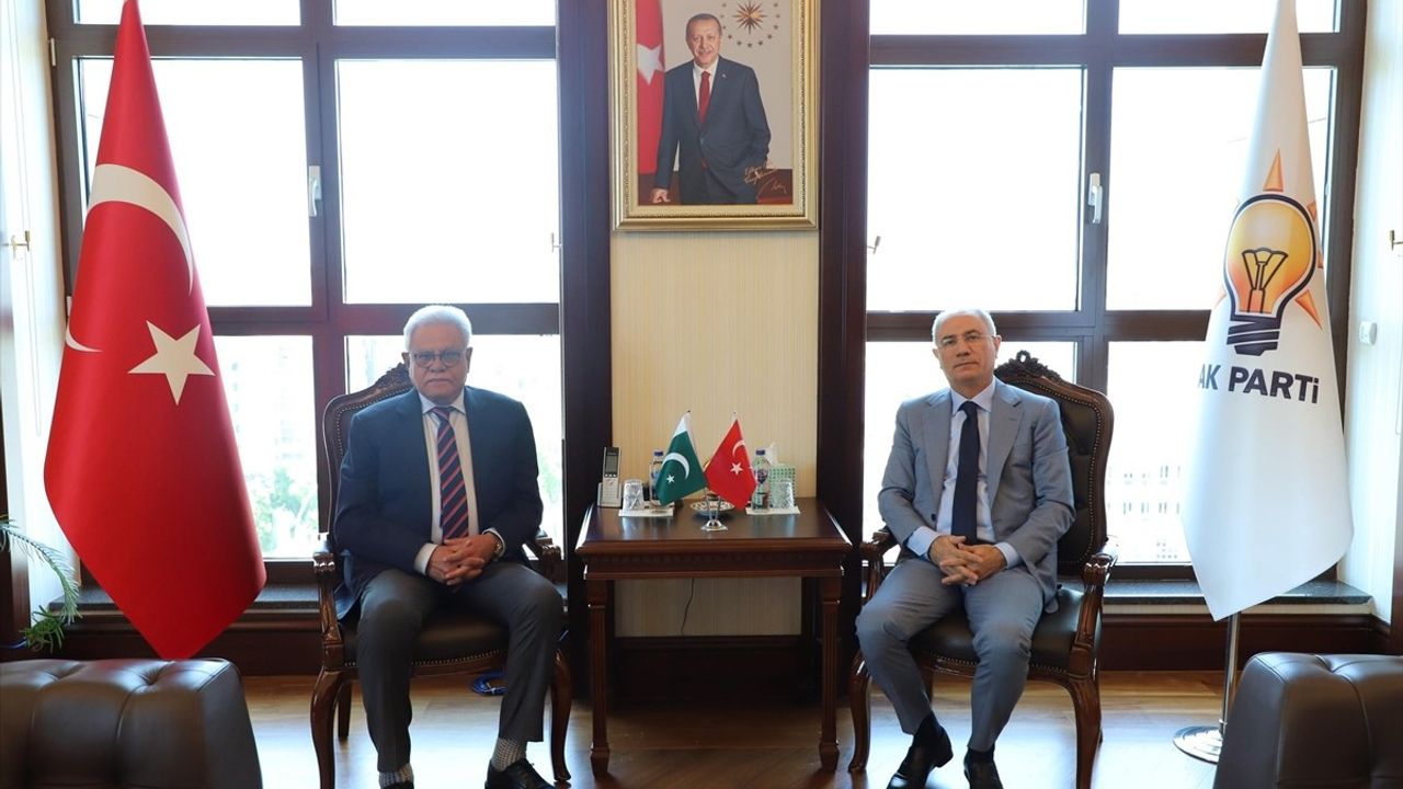 Efkan Ala ve Pakistan Büyükelçisi Yousaf Junaid Görüştü
