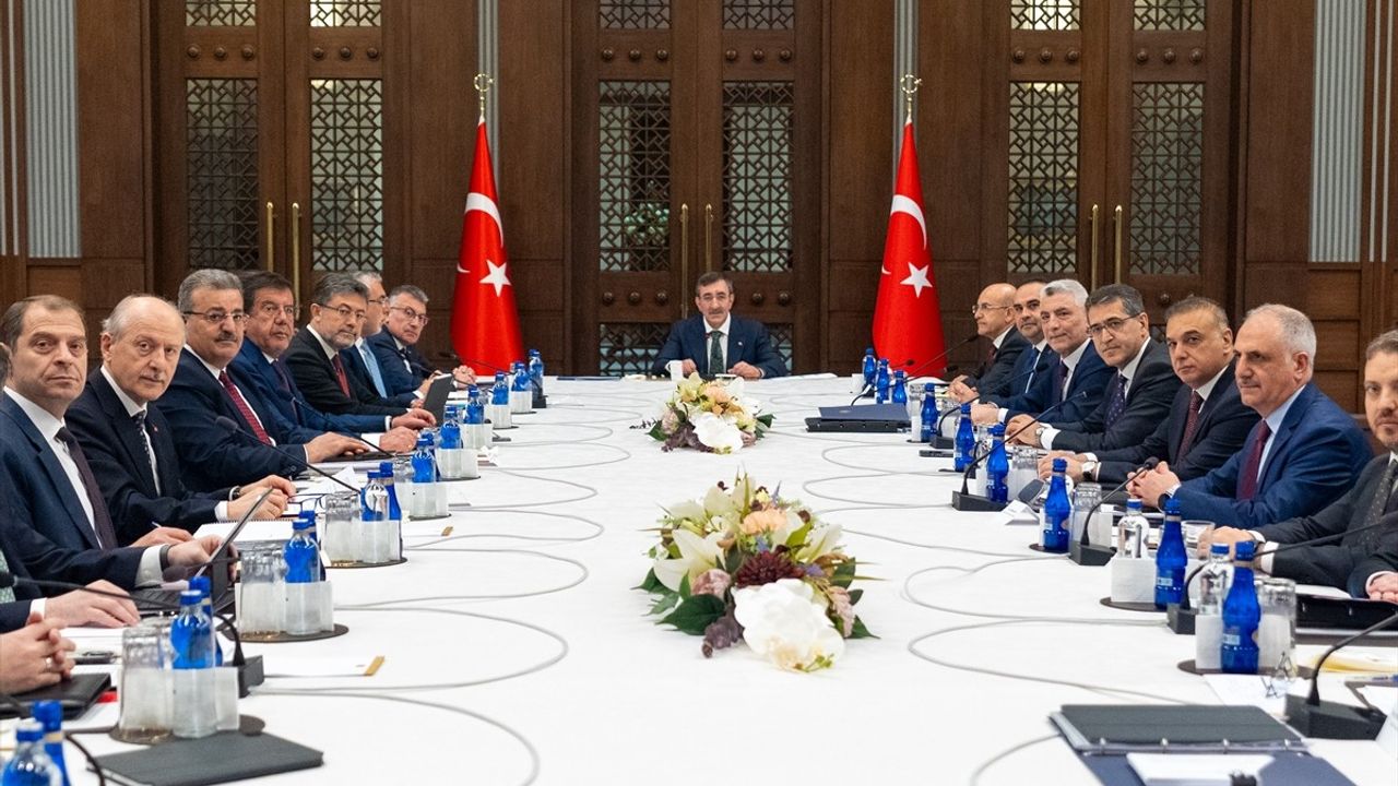 Ekonomi Koordinasyon Kurulu, Cumhurbaşkanı Yardımcısı Cevdet Yılmaz Başkanlığında Toplandı