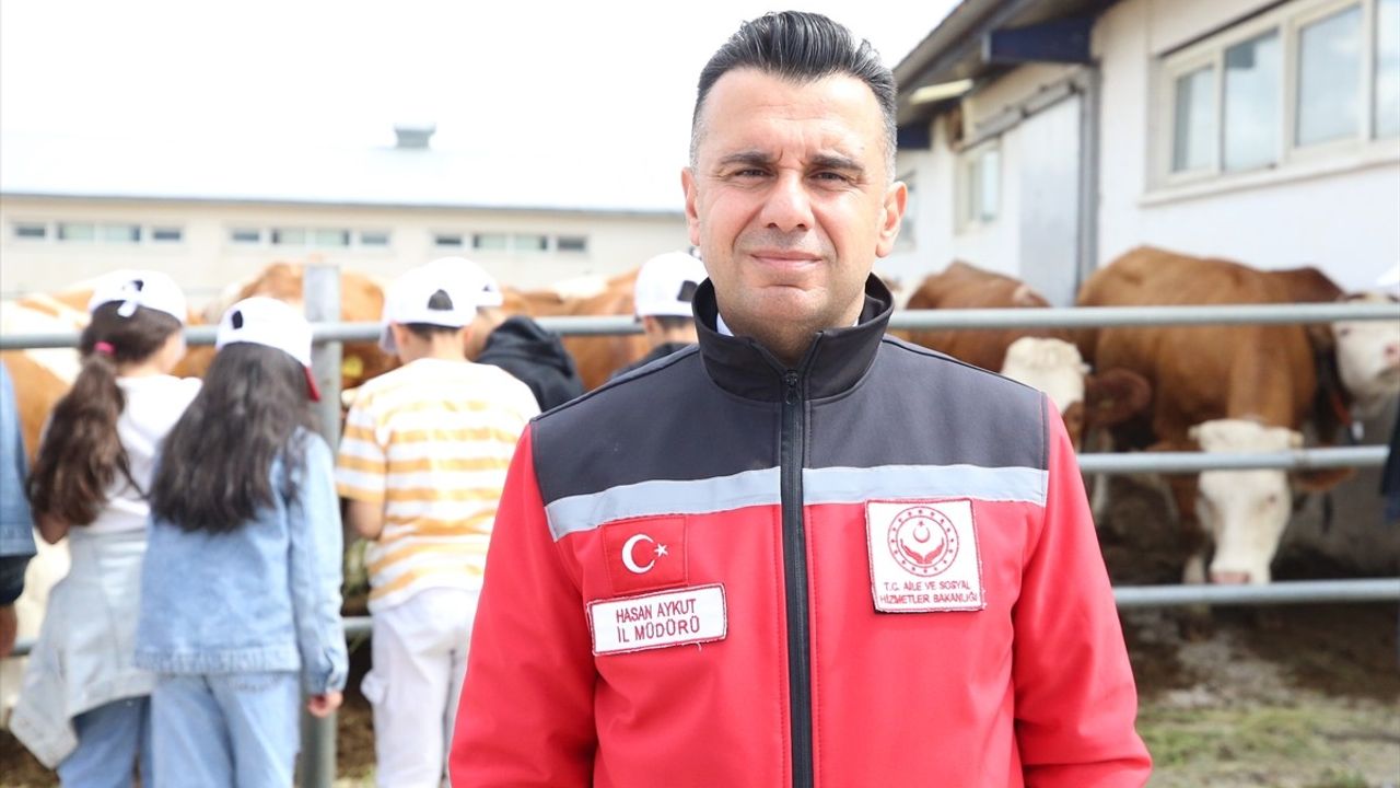 Erzurum'da Koruma Altındaki Çocuklar Süt Ürünlerinin Yapımını Öğrendi