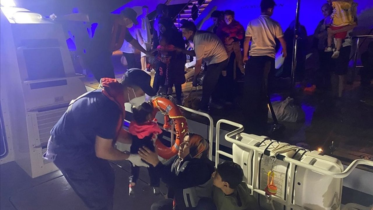 Fethiye Açıklarında 31 Düzensiz Göçmen Kurtarıldı