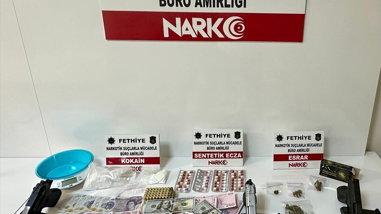Fethiye'de Uyuşturucu Üretimi: 5 Şüpheli Tutuklandı