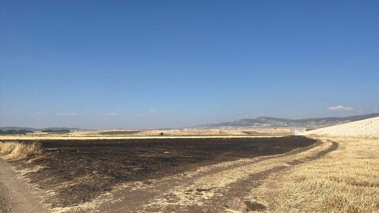 Gaziantep'te Anız Yakan Kişiye 47 Bin 320 Lira Para Cezası Uygulandı