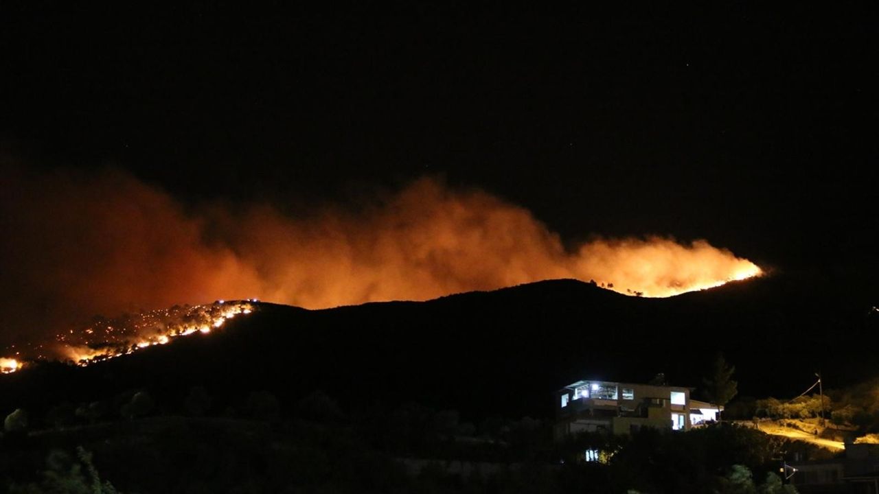Hatay'da Orman Yangını: 200 Hane Tahliye Edildi