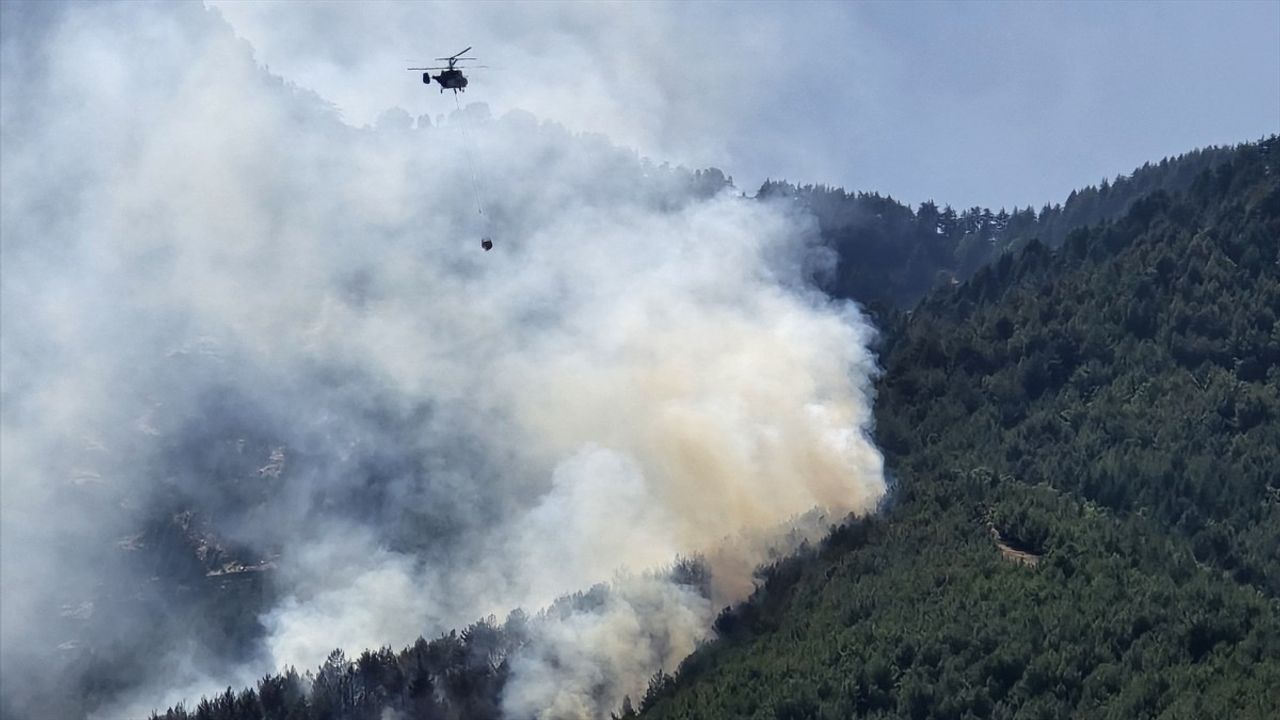 Hatay'da Ormanlık Alanda Çıkan Yangın Kontrol Altına Alındı