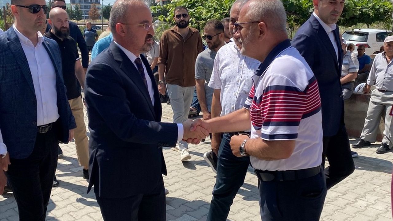 İçişleri Bakan Yardımcısı Bülent Turan, Çanakkale'deki Cenaze Törenine Katıldı