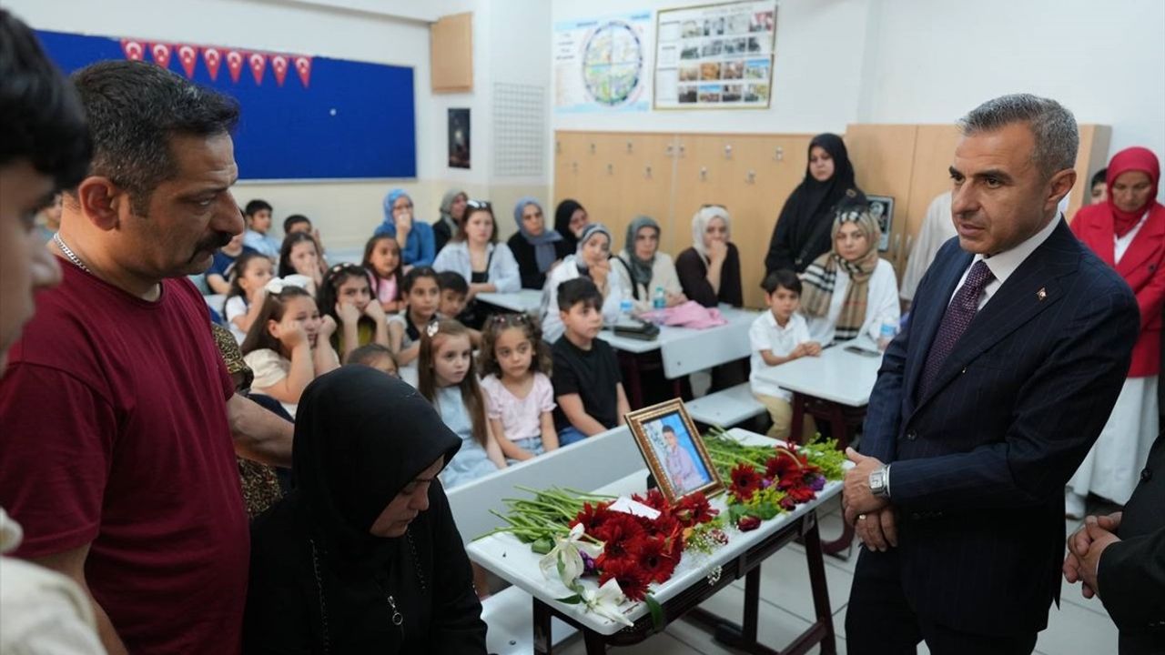 İlkokul Öğrencisi Umut Güzey İçin Tören Düzenlendi