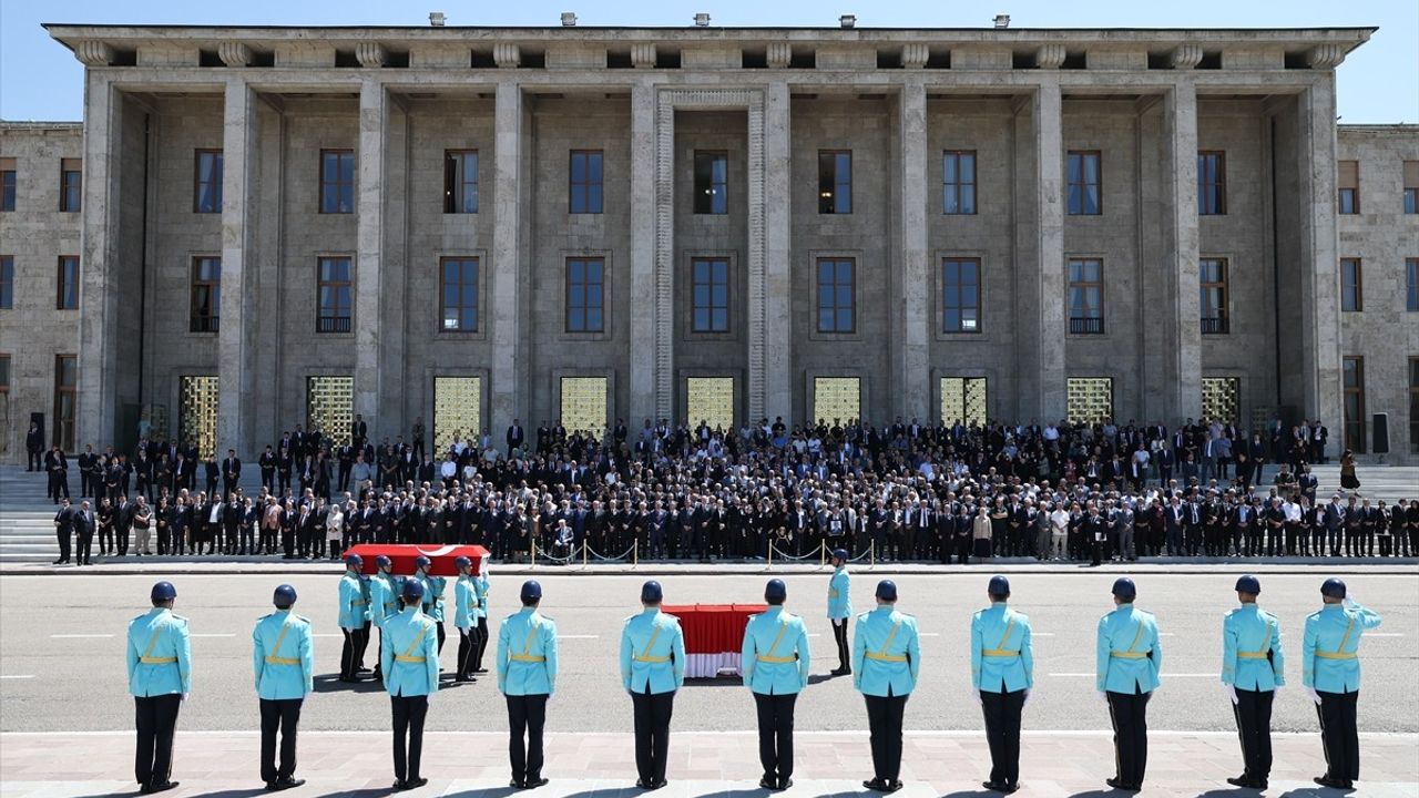 İsmail Bilen için TBMM'de Cenaze Töreni Düzenlendi