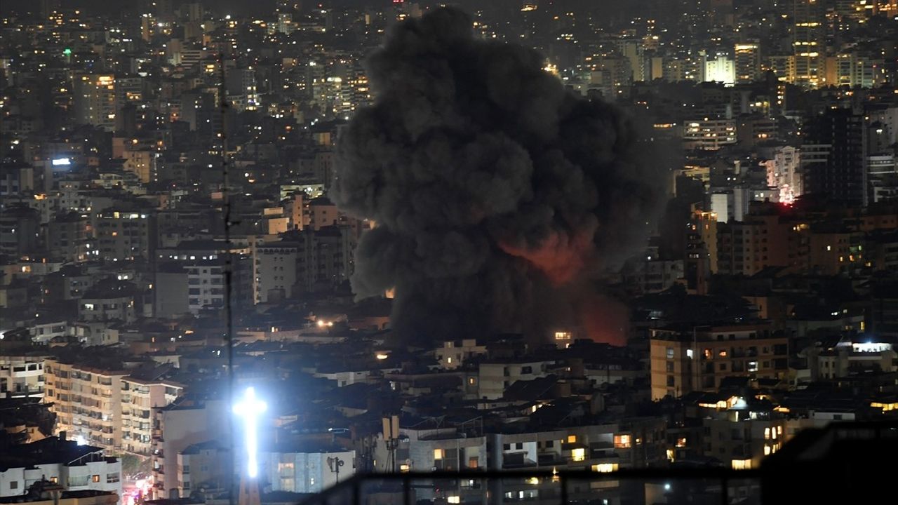 İsrail, Beyrut’un Dahiye Bölgesine Hava Saldırıları Düzenledi