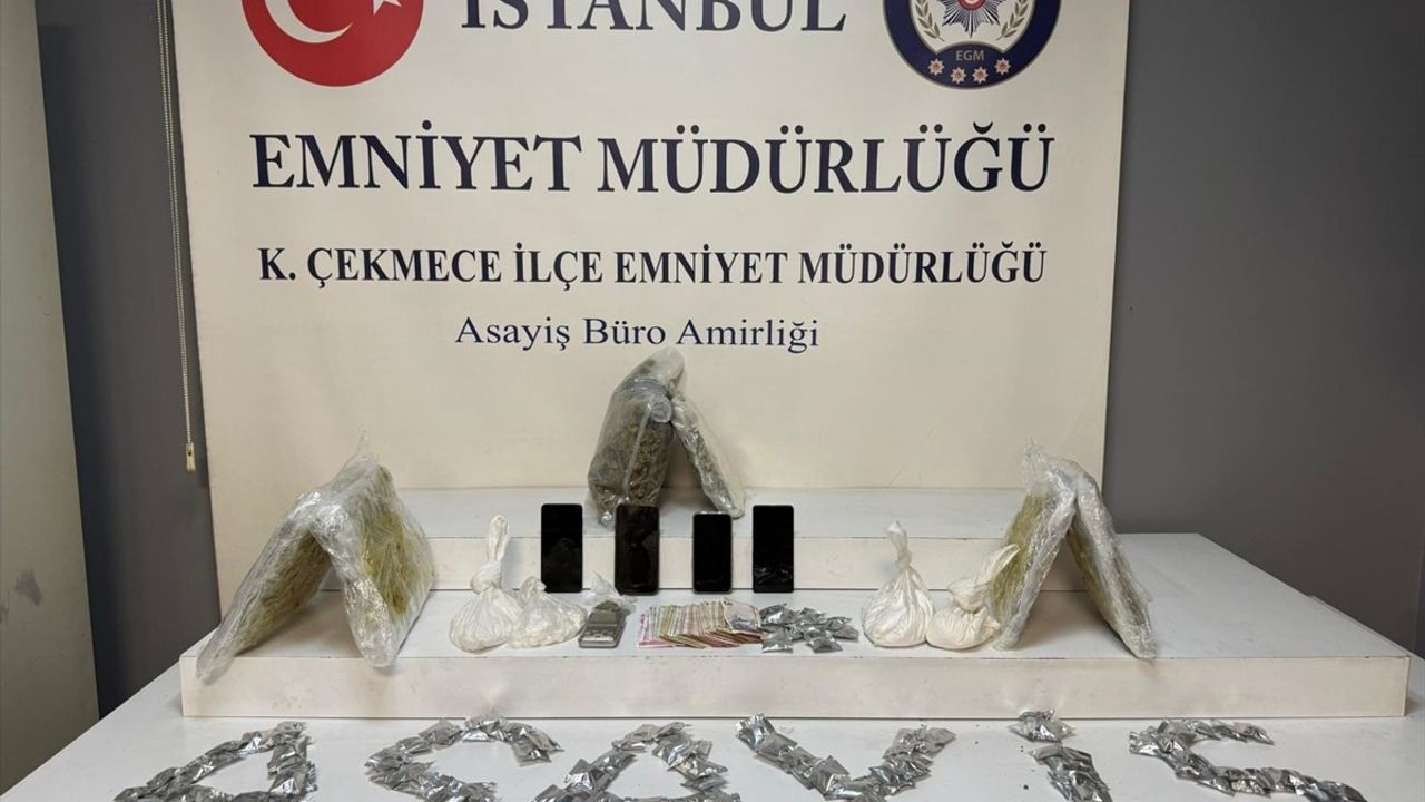 İstanbul'da Uyuşturucu Operasyonu: 5 Zanlı Gözaltına Alındı