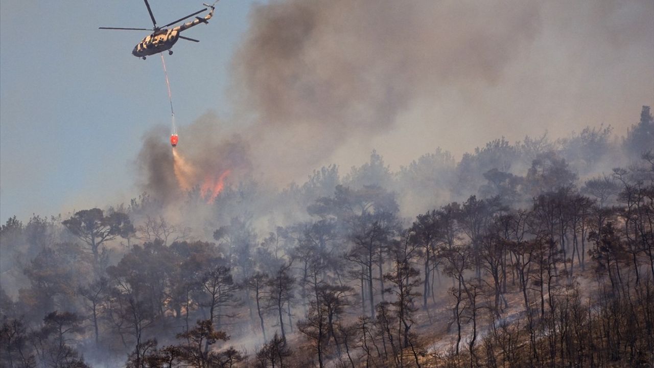 İzmir Foça'daki Orman Yangını Kontrol Altına Alındı
