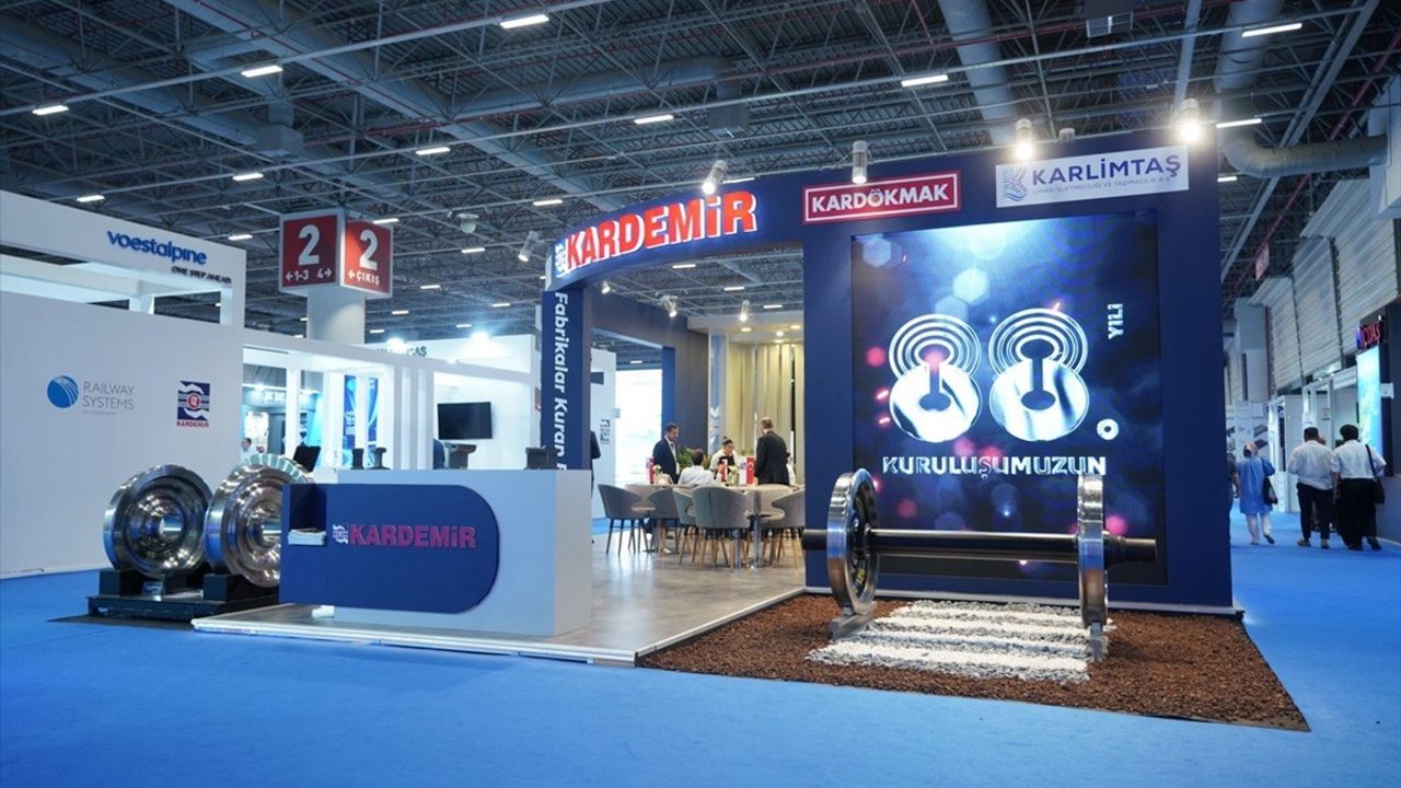 KARDEMİR, 11. Eurasia Rail Fuarı'nda ürünlerini tanıttı