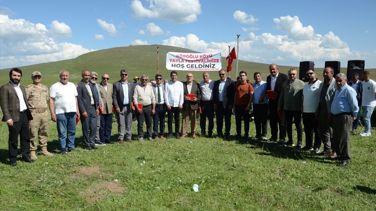Kars'ta 3 Bin Rakımda Köroğlu Köyü Yayla Festivali Düzenlendi