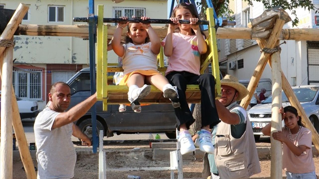 Kilis'te Geleneksel Bayram Yeri Çocukların Eğlencesine Ev Sahipliği Yapıyor